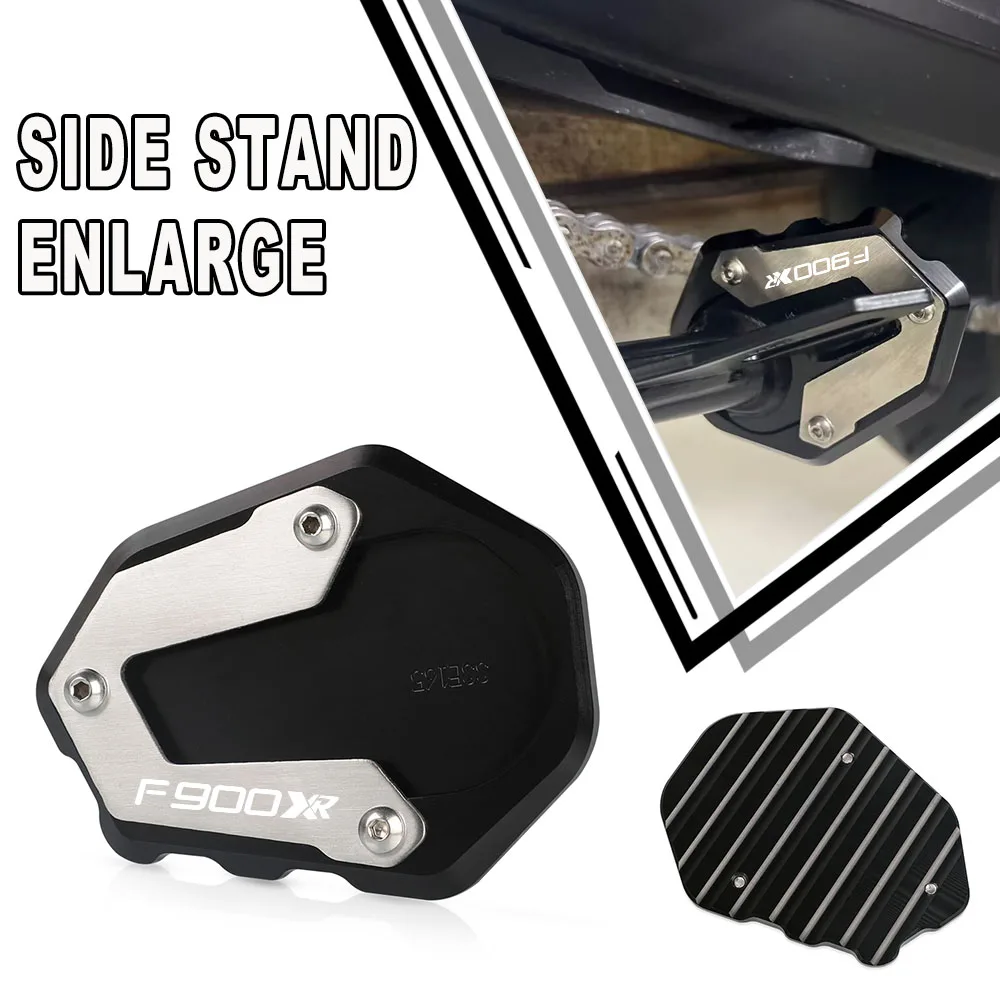 

CNC Side Stand Enlarge Kickstand FOR BMW F900XR F900R F 900 R XR 2019 2020 2021 2022 2023 Motorcycle Foot Sidestand Pad Extender