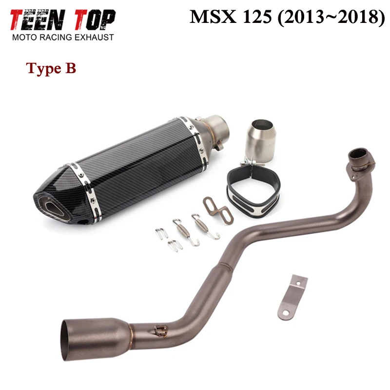 

Выхлопная труба для мотоцикла Honda Grom M3 MSX125 2013-2018, 51 мм