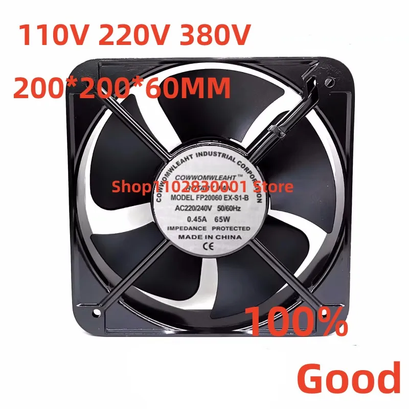 

FP-20060EX-S1-B Axial 110V 220V 380V 20060 20CM For COMMONWEALTH Heat Dissipation Fan 100% Good