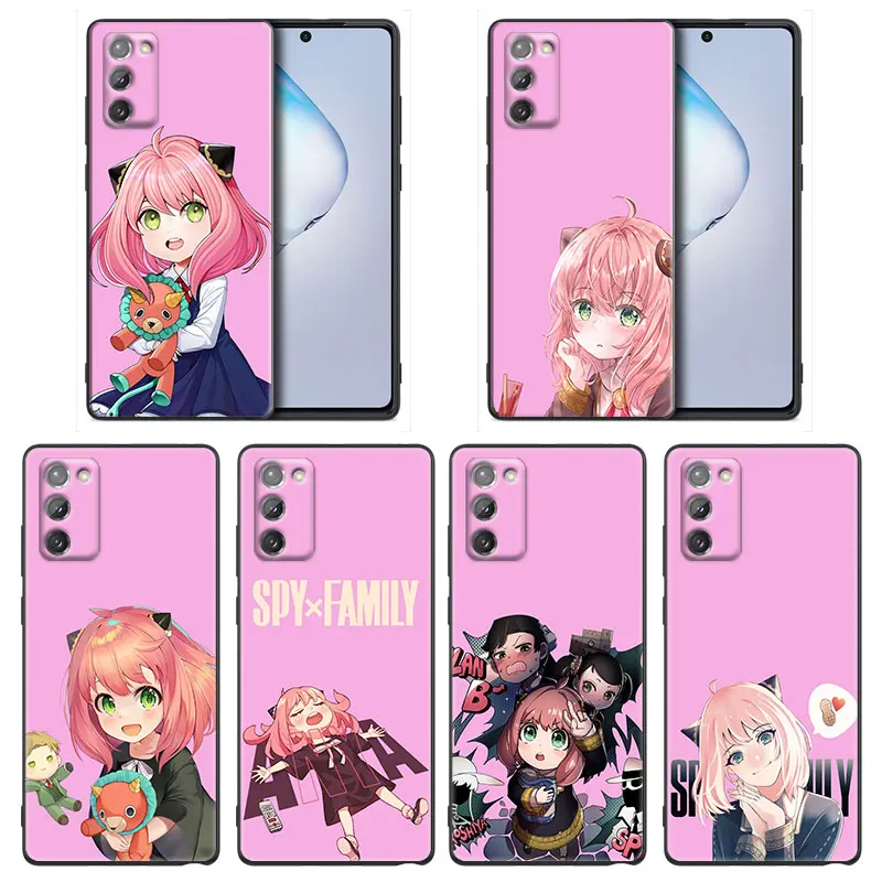 

SPY X FAMILY Anya Forger Anime Phone Case for Samsung A91 A73 A72 A71 A53 A52 A7 M62 M22 M30s M31s M33 M52 F23 F41 F42 5G 4G