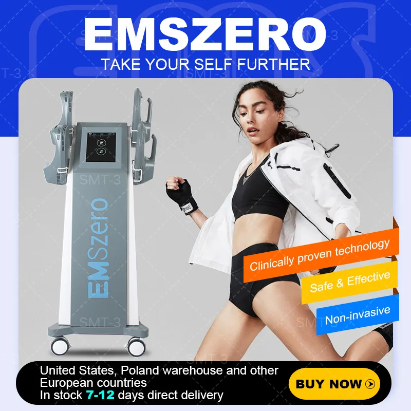 

2023 dls-emslim neo Emszero Nova 13 Tesla 5000W 4 handle pelvic stimulation pad optional body slimming hi-emt machine