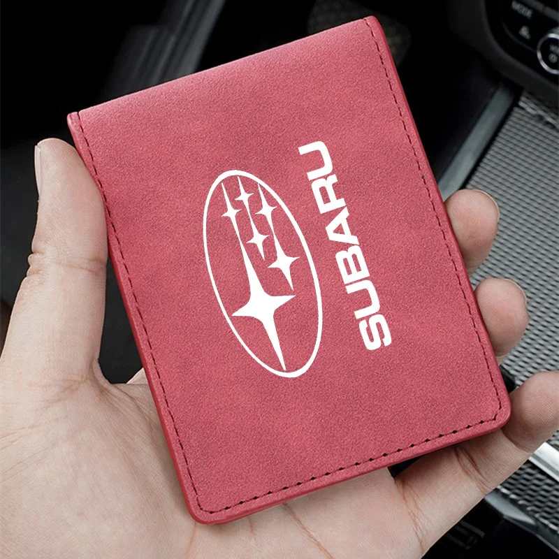 Кожаная сумка для водительских кредитных карт документов чехол Subaru Legacy Forester XV