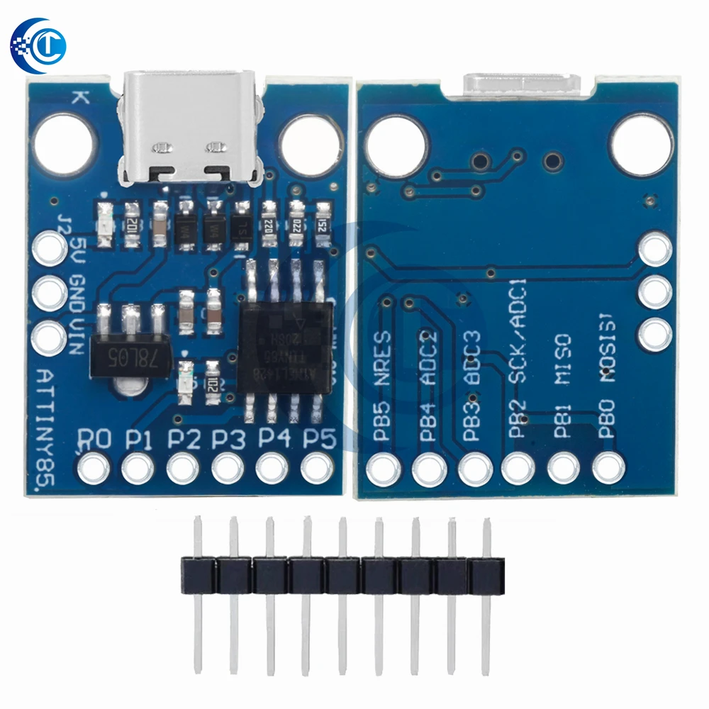 Микроконтроллерная плата Digispark Kickstarter TINY85, модуль ATTINY85, USB I2C IIC, совместимый с Arduino (art.: 3920da4d2ed70) - 3920da4d2ed70