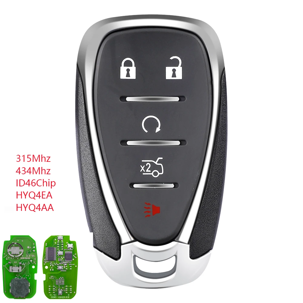 

Лучший ключ дистанционного управления автомобильный ключ для Chevrolet Cruze Spark Equinox Malibu 2016-2020 HYQ4EA с оригинальным транспондером ID46Chip