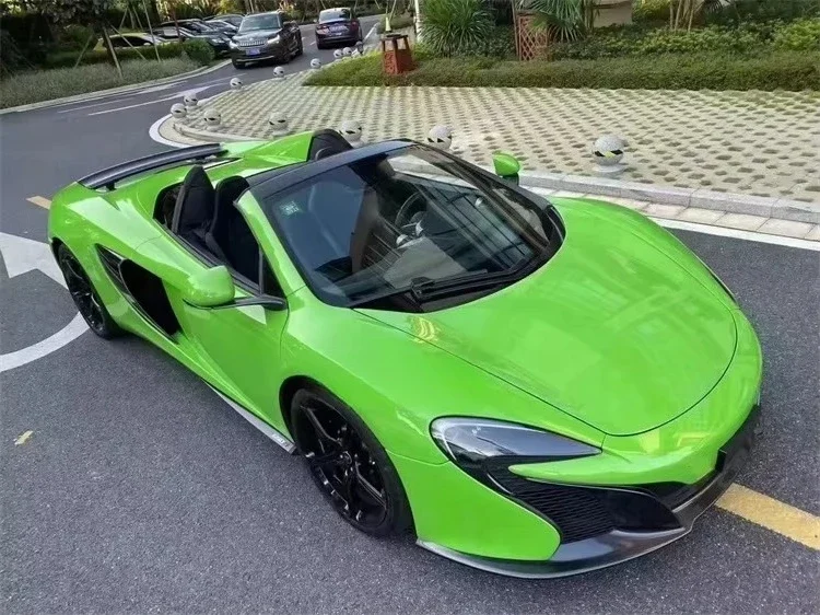 Фото Обновление для 650S с нижними деталями переднего бампера из углеродного волокна в стиле DMC №4