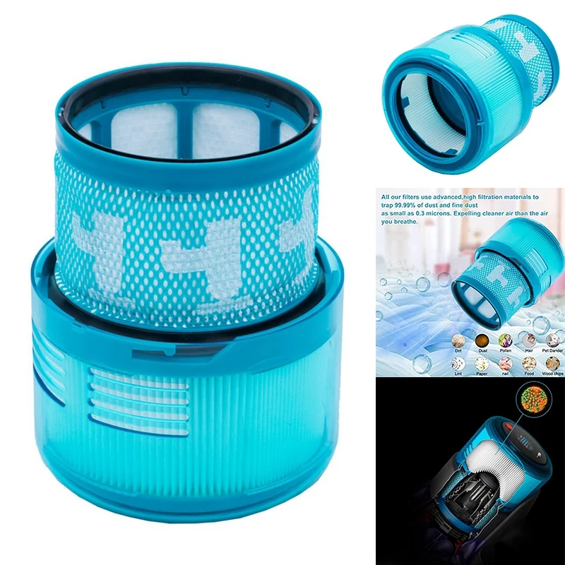 

For Dyson G5 Detect Fluffy Cordless Vacuum Cleaner Replacement Rear-Filter Accessories Reusable Washable Hepa Filter