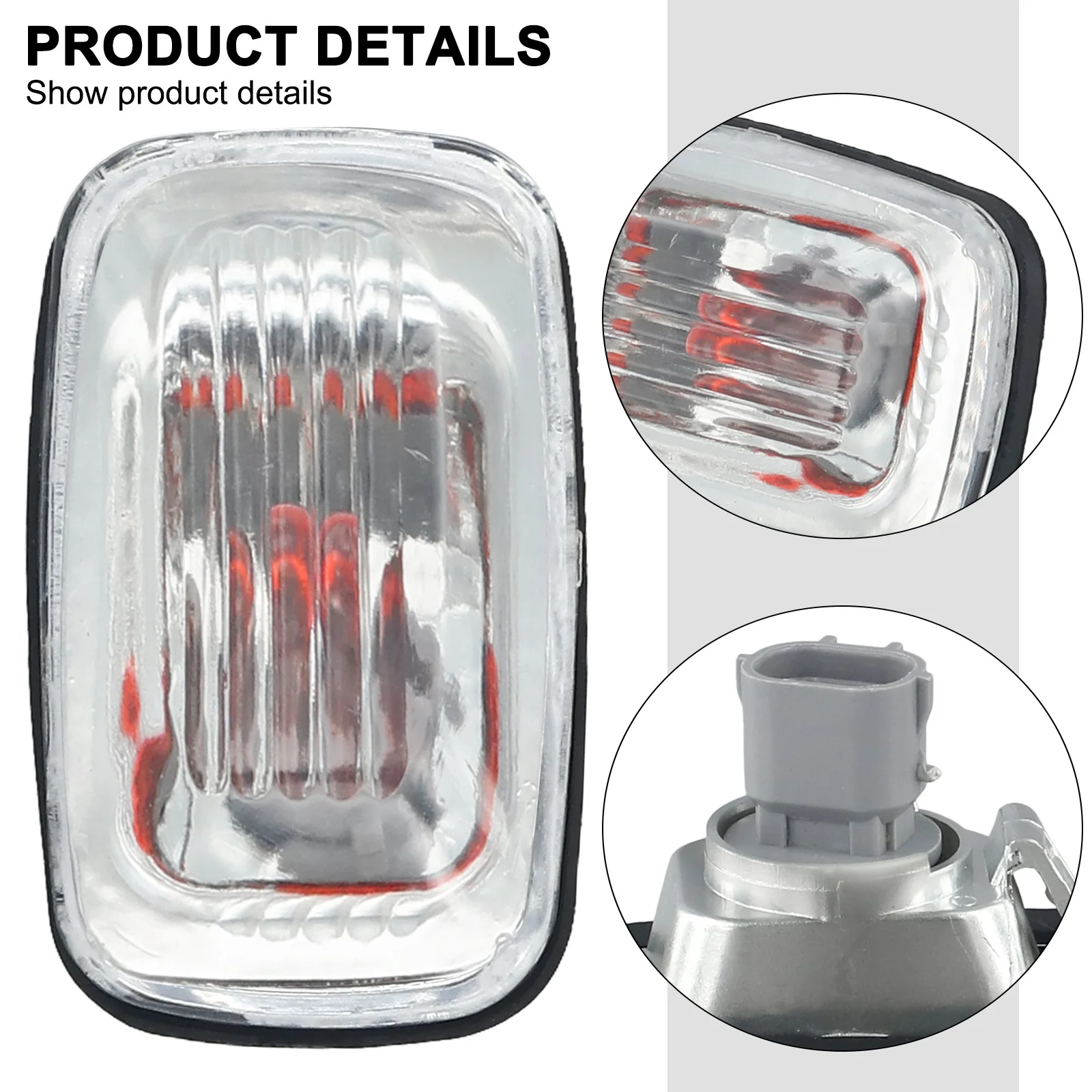 Передний бампер автомобиля боковой габаритный указатель поворота янтарный свет