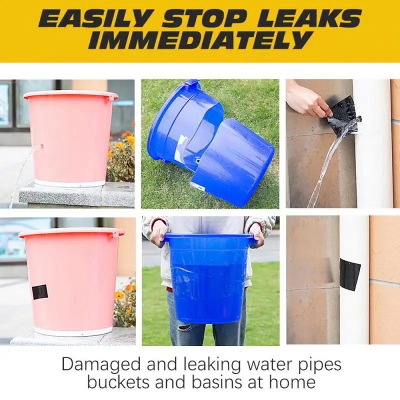 Суперводонепроницаемая лента для ремонта утечки клейкая предотвращения утечек