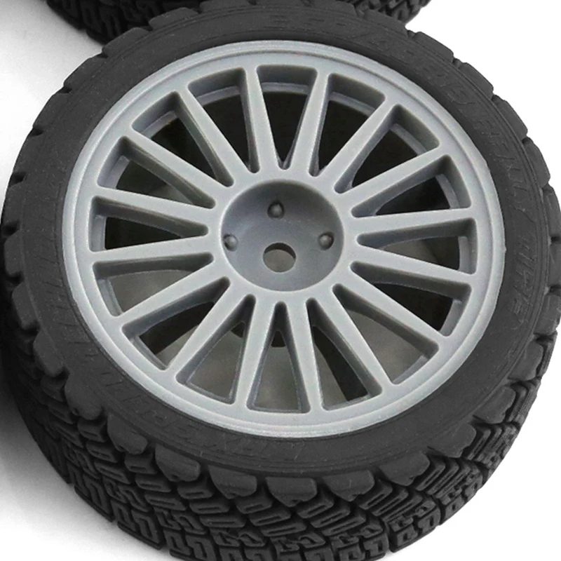 4 шт. 67 мм резиновая шина для Tamiya XV01 XV02 TT01 TT02 PTG-2 1/10 детали обновления