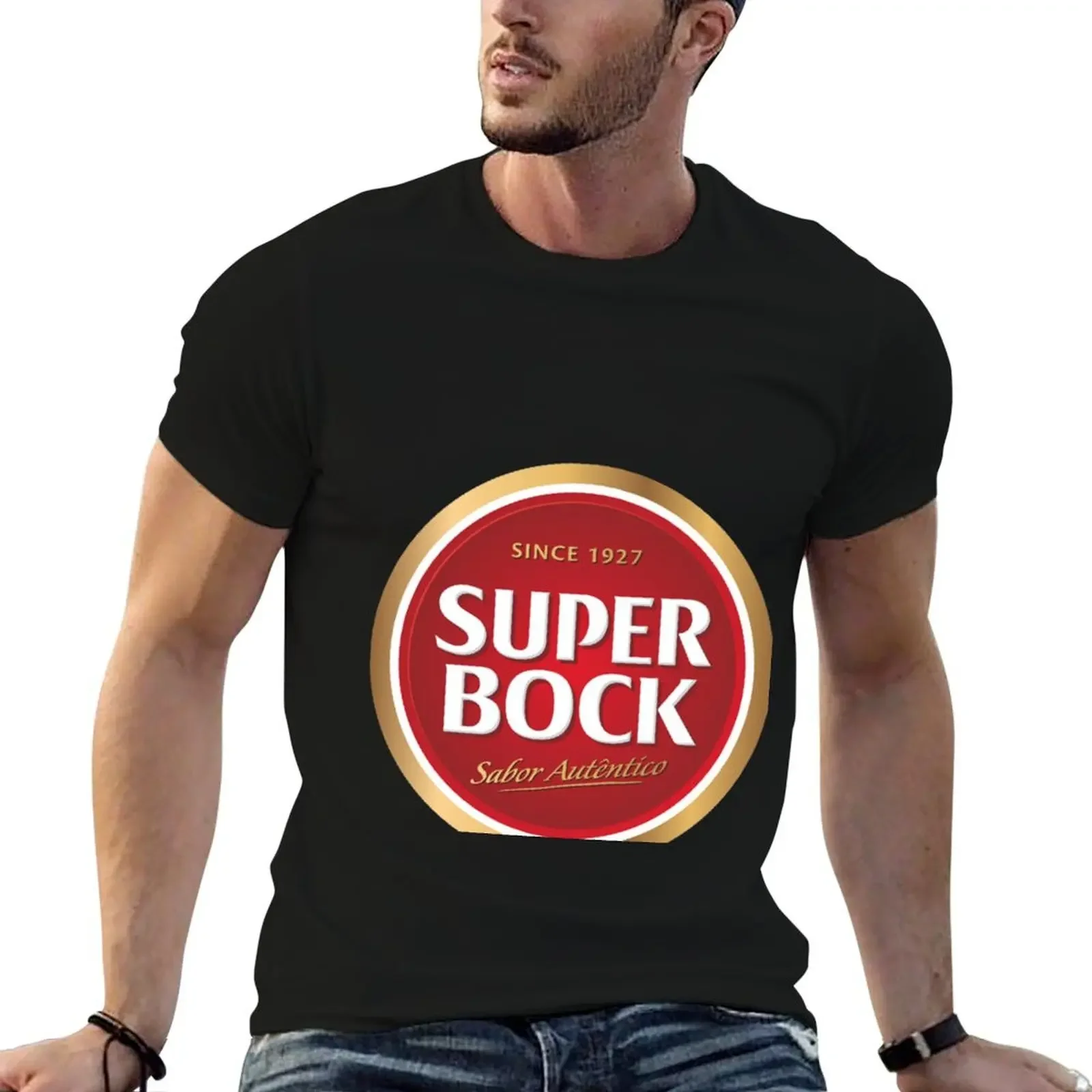 Футболка Super Bock дешевые вещи роскошные мужские рубашки для тренировок мужчин