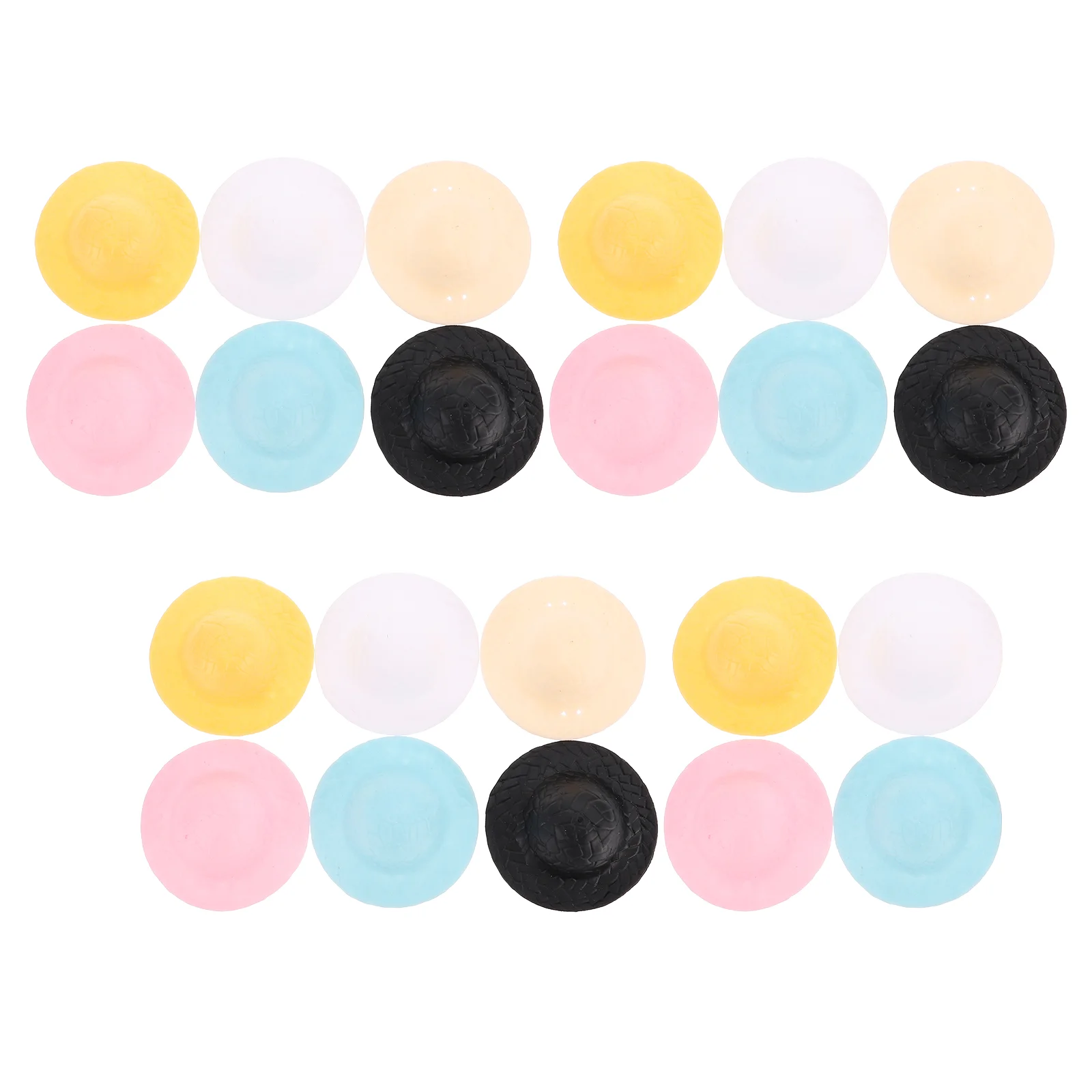 

Hathats Mini Miniature Diysmall Straw Tiny Decoration Making Bottle Formal Crafts Sombrero Caps Ornament Craft House Topper