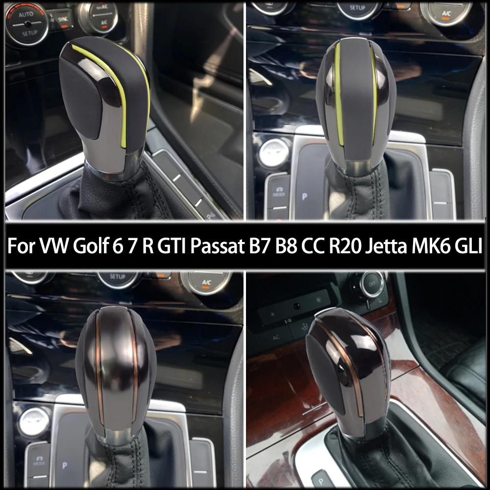 Хромированная/матовая крышка переключения передач для Volkswagen VW CC Seat Leon Golf MK6 |
