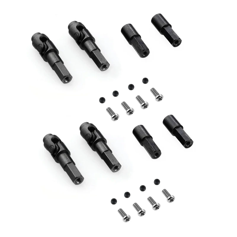 

8 Pcs Metal Front Axle Drive Shaft Rear Axle Shaft For WPL C14 C24 C34 B14 B24 B36 MN D90 MN99S RC Car Upgrade Parts