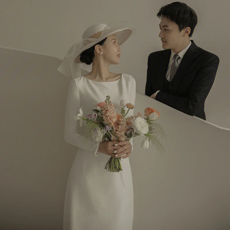 Заручальное французское легкое свадебное платье торжественное женское