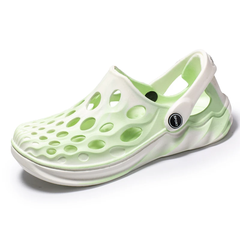 Сандалии летние унисекс из ЭВА легкие пляжные тапочки Нескользящие мюли