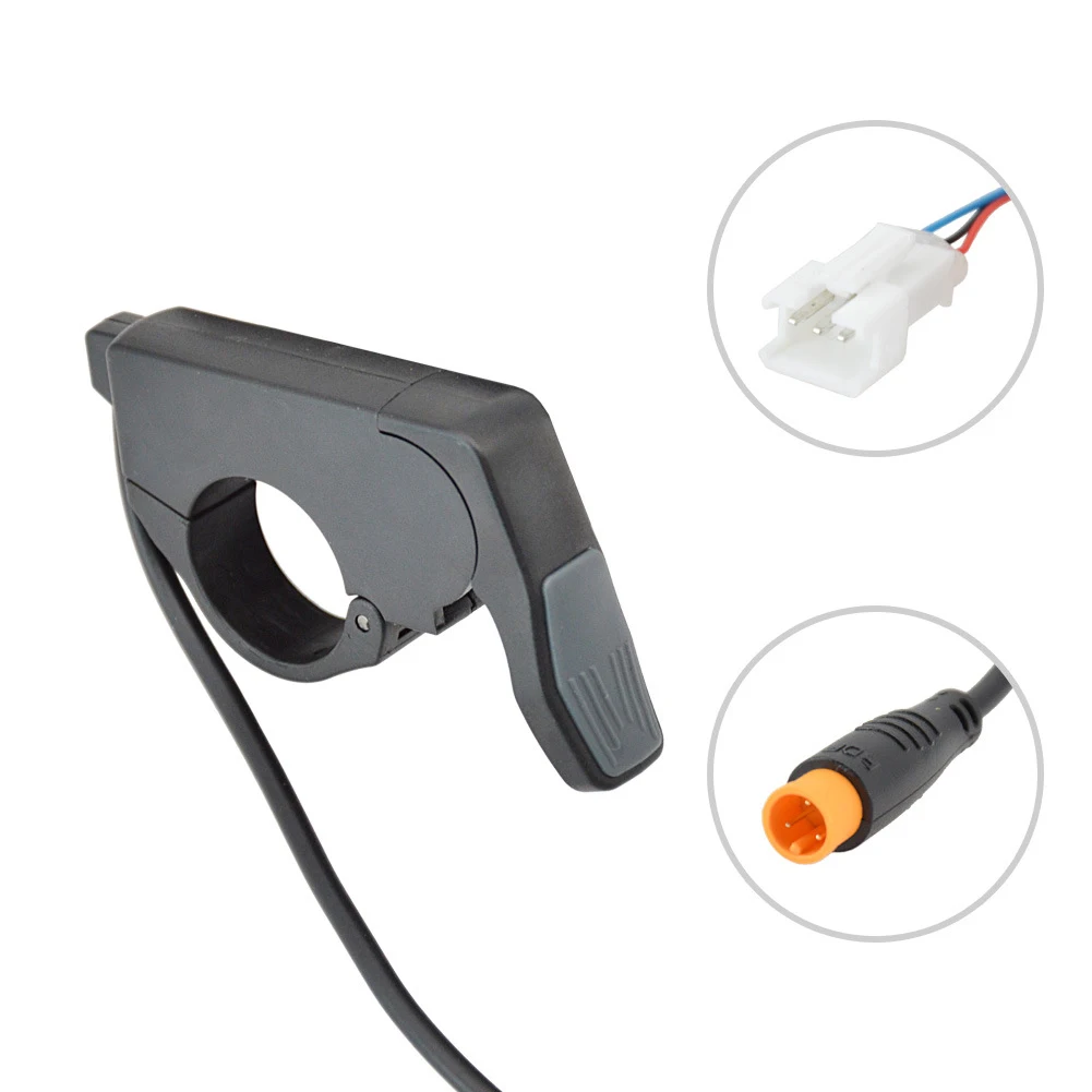 

24V-72V Electric Bicycle Thumb Throttle Speed Control ABS Left Right Universal Thumb Throttle Accelerator Cycling Accessories