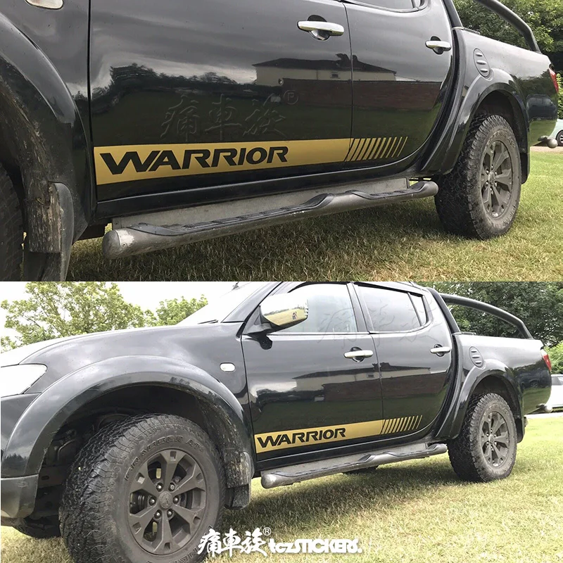 Новая Автомобильная наклейка для Mitsubishi pickup L200 украшение кузова варвара