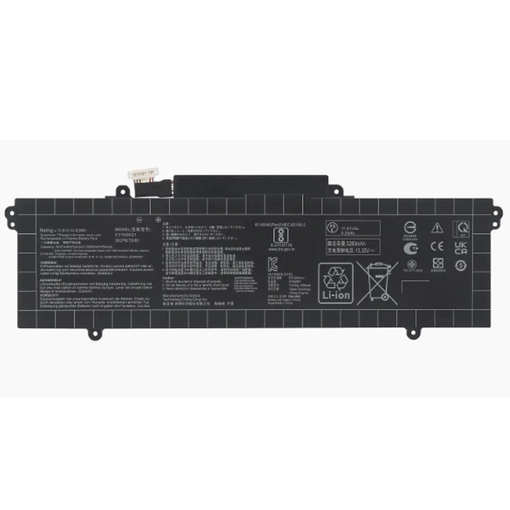 Фото Оригинальный аккумулятор C31N2021 11,61 В 63 Втч для ASUS ZENBOOK 14X OLED UX5400E UX5401E UM5401QA №3