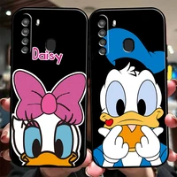 disney donald duck cartoon phone case for samsung galaxy a32 4g 5g a51 4g 5g a71 4g 5g a72 4g 5g back liquid silicon soft coque