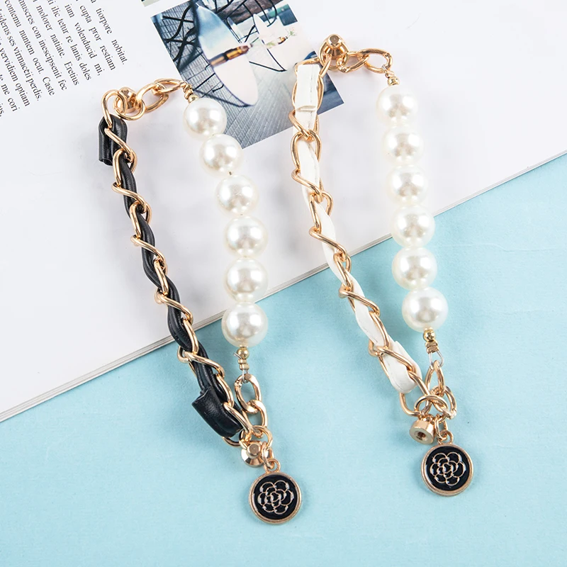 

Diy Leather Anti Falling Pearl Mobile Phone Chain, Fashion Mobilephone Strap