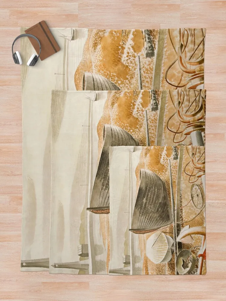 Эрик Войлиус Peintre Равильский могильбур sur bois произведение искусства Плед Мягкое