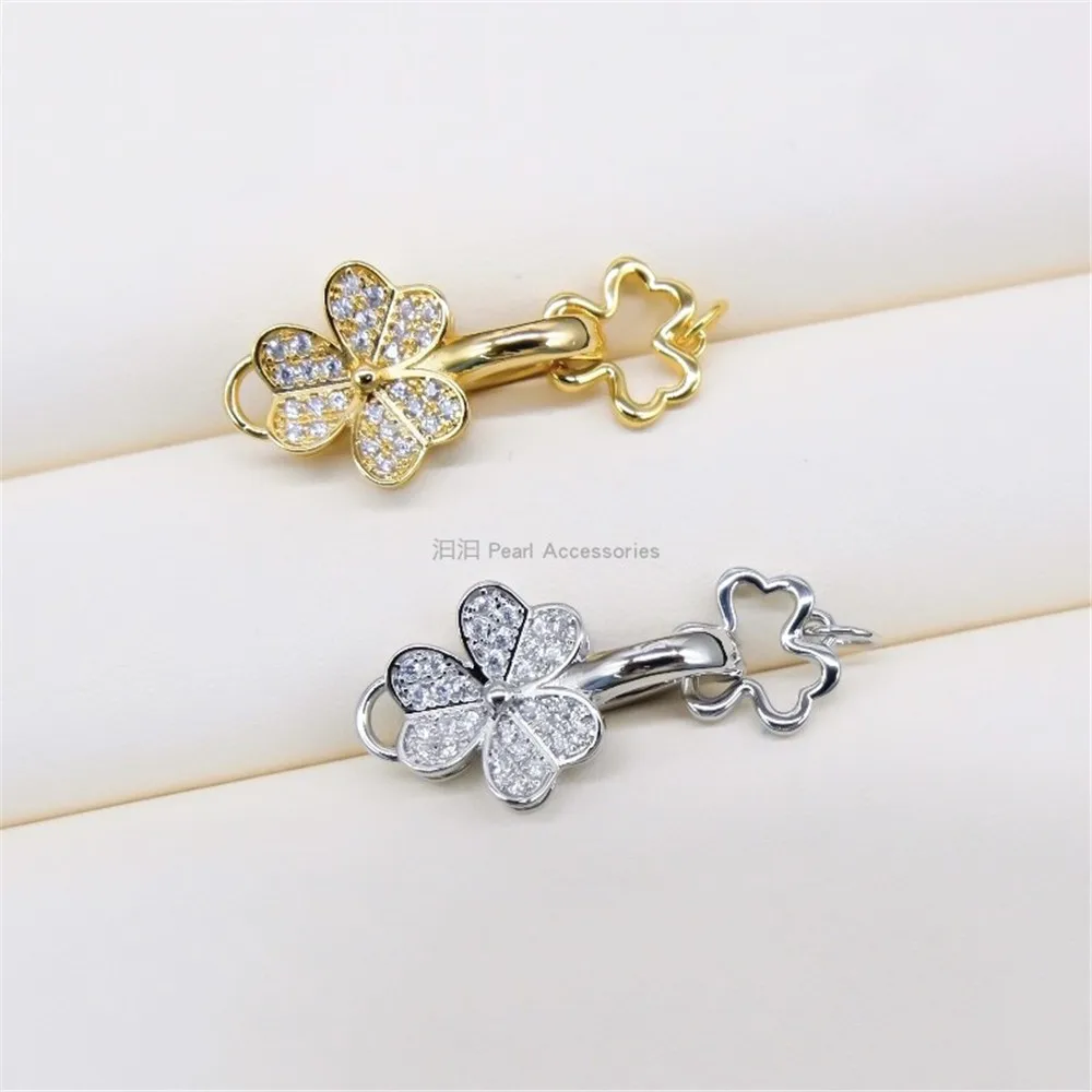 

Real 18K Gold Plated Clasp Jump Rings Accessories For Bracelet Chains DIY Pearl Necklace Hooks Jewelry Making Findings Supplies