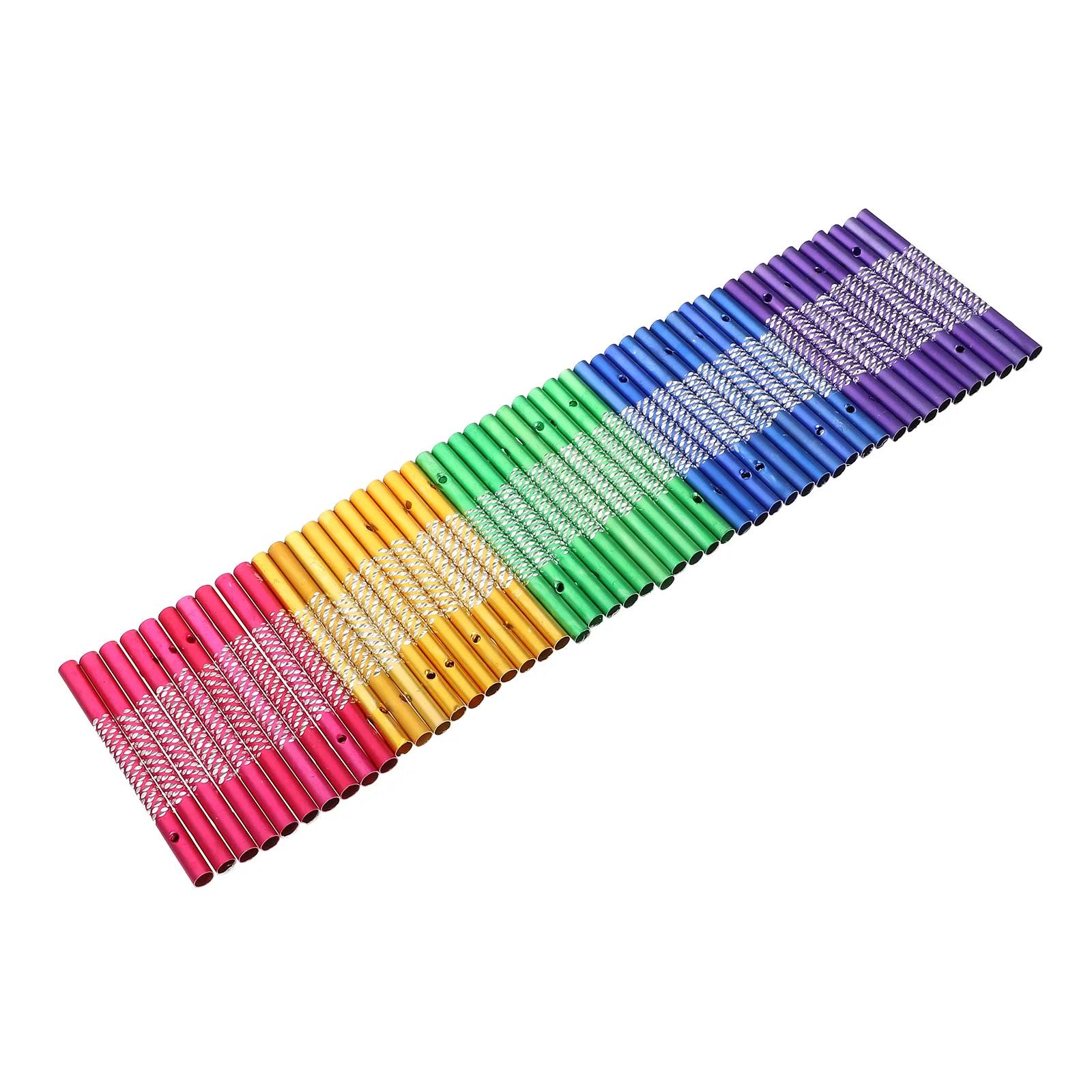 

50pcs Hollow Tubes Aluminum Tubes Replacement Pipes for Wind Chimes Making Random Style