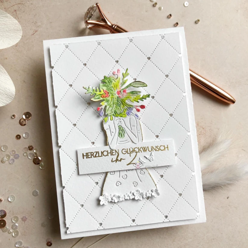 Ремесленные металлические штампы для резки пресс-форма влюбленных неряшливое