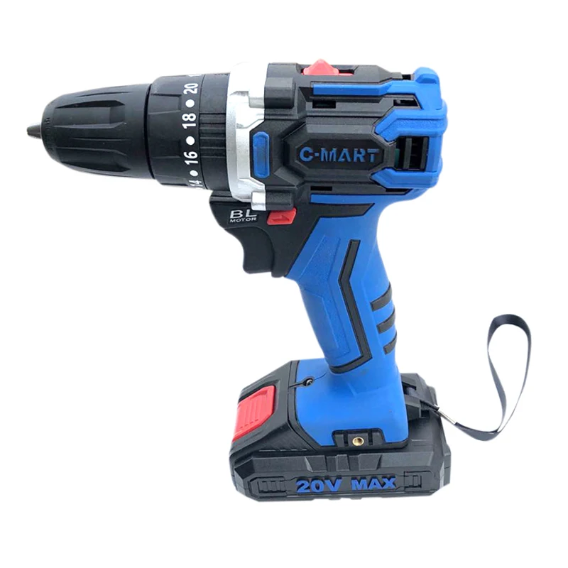 

Custom High Quality Lithium Battery Tools Cordless Hammer Drill