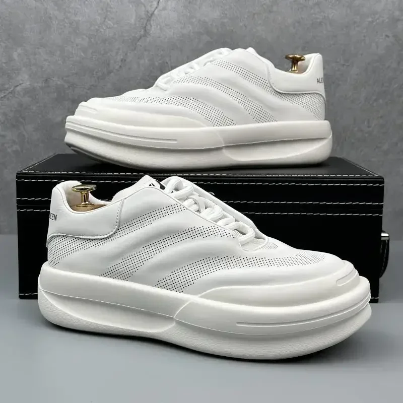 2024 мужская летняя новая дизайнерская удобная повседневная обувь на платформе