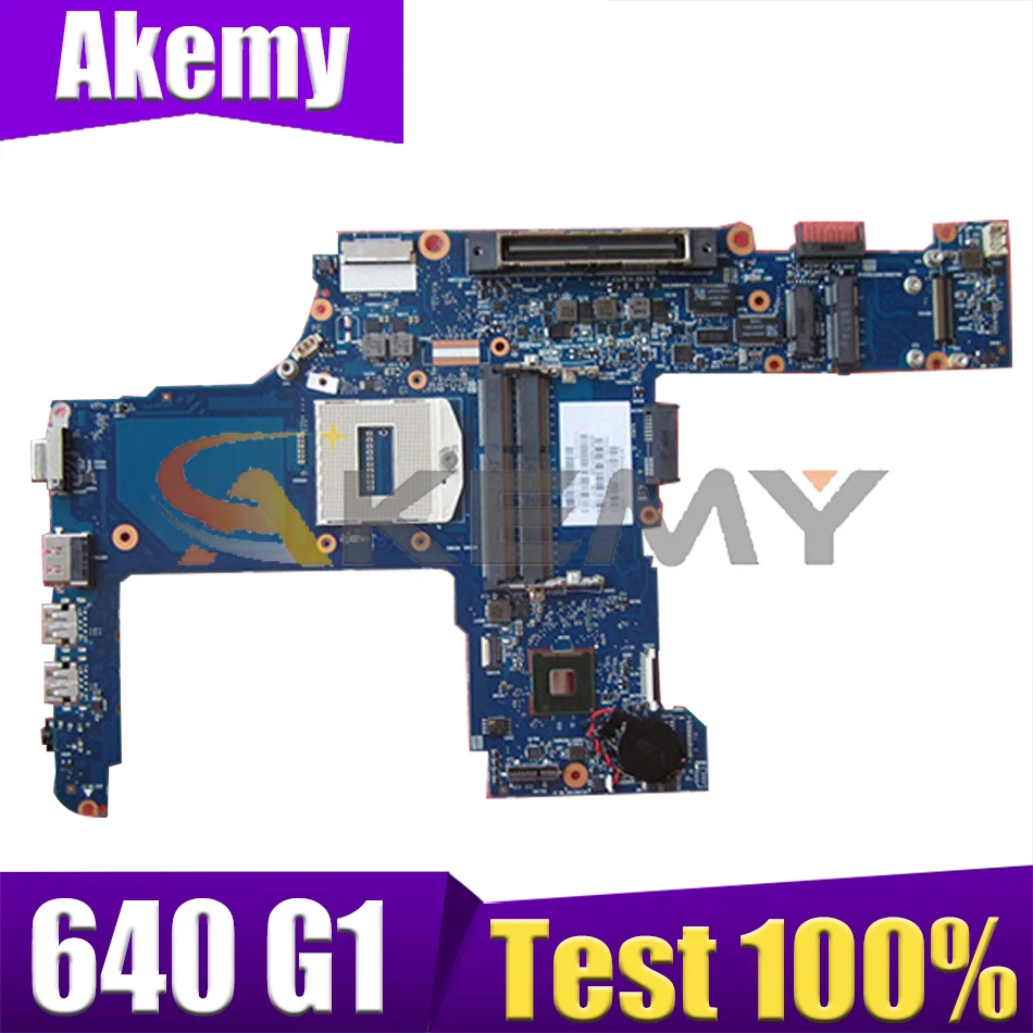 Материнская плата для ноутбука HP Probook 640 G1 650 HM86 6050A2566301 SR17D DDR3 744007-001 744007-501 |