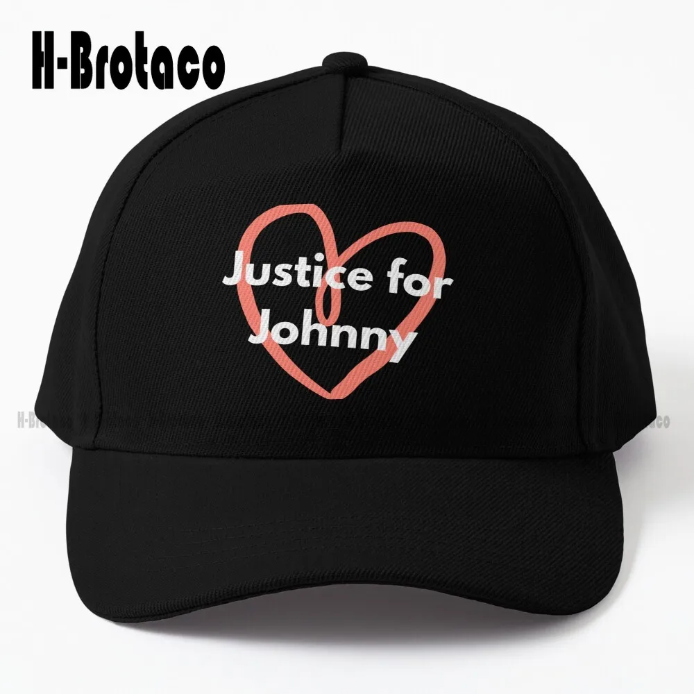 

Johnny Depp Trial Justice For Johnny Baseball Cap Johnny Depp Mens Baseball Cap Cotton Outdoor Simple Vintag Visor Casual Caps