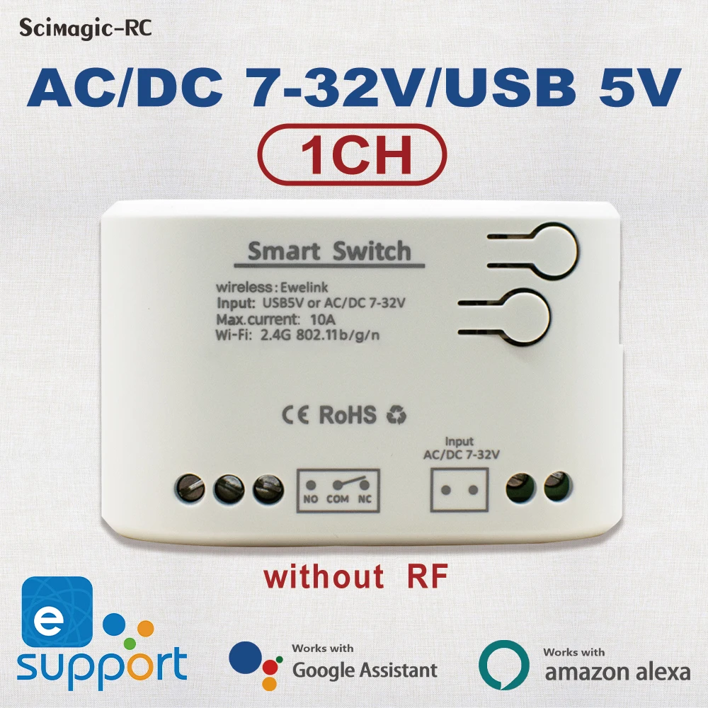 

Scimagic-RC EWELINK Smart WiFi Switch для ворот