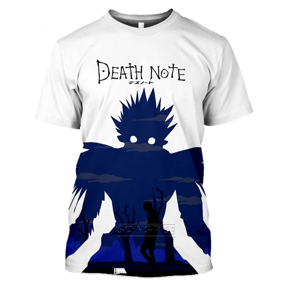 

Летняя мужская футболка с надписью «Death Note»