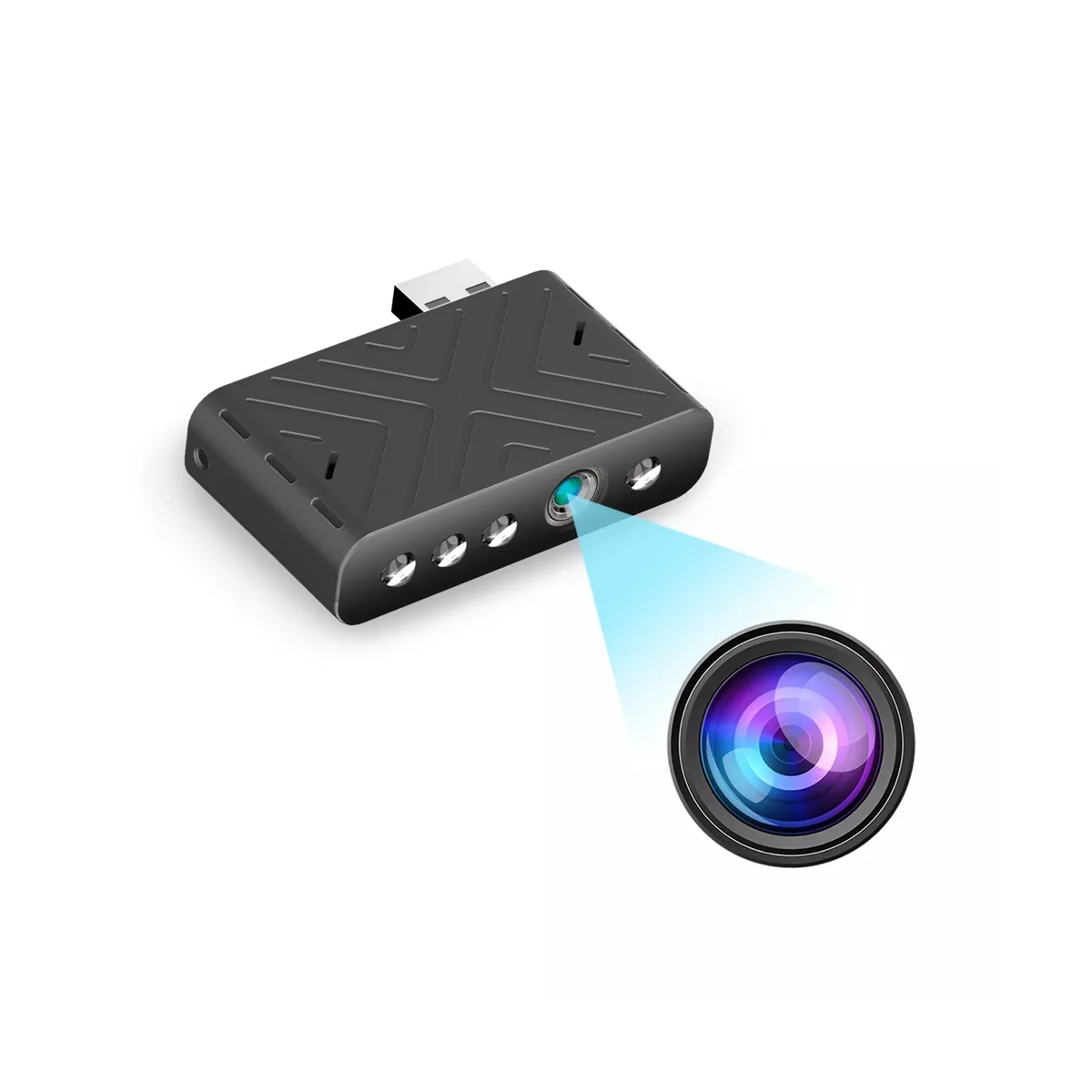 

WiFi Mini Secret Camera HD 1080P Home Security Camcorder Wireless USB Night Vision Motion Detection Camcorder