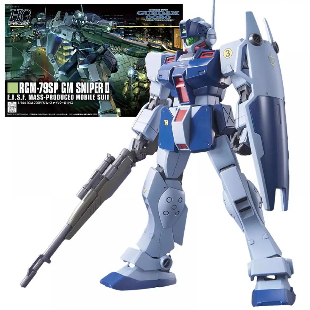 

HG 1/144 BANDAI RGM-79SP GM SNIPER 2 Assembling Model Ornaments Construction Toys Collect Desktop Decorations Birthday Present