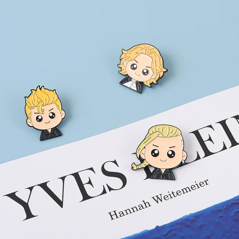 Эмалированные Броши с эмалью в стиле аниме Токийский Мститель броши булавкой Mikey