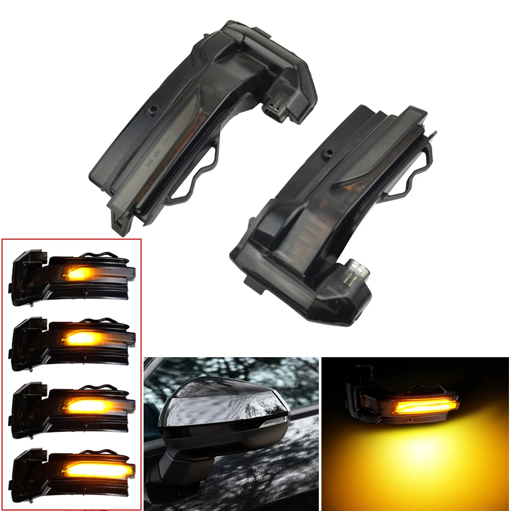 

2x Side Rear View Mirror Arrow Sequential Repeater Flashing LED Dynamic Blinker Turn Signal Light For AUDI Q2 Q3 MODELS