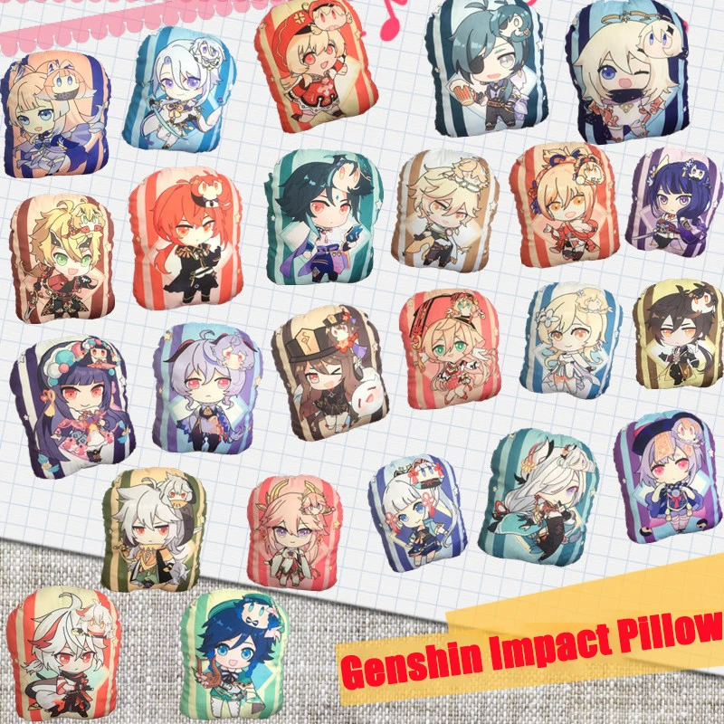 

Аниме периферийные устройства Genshin Impact Plushie мультяшный милый каэдехара казуха тартаглия Kawaii подушка мягкая плюшевая игрушка кукла