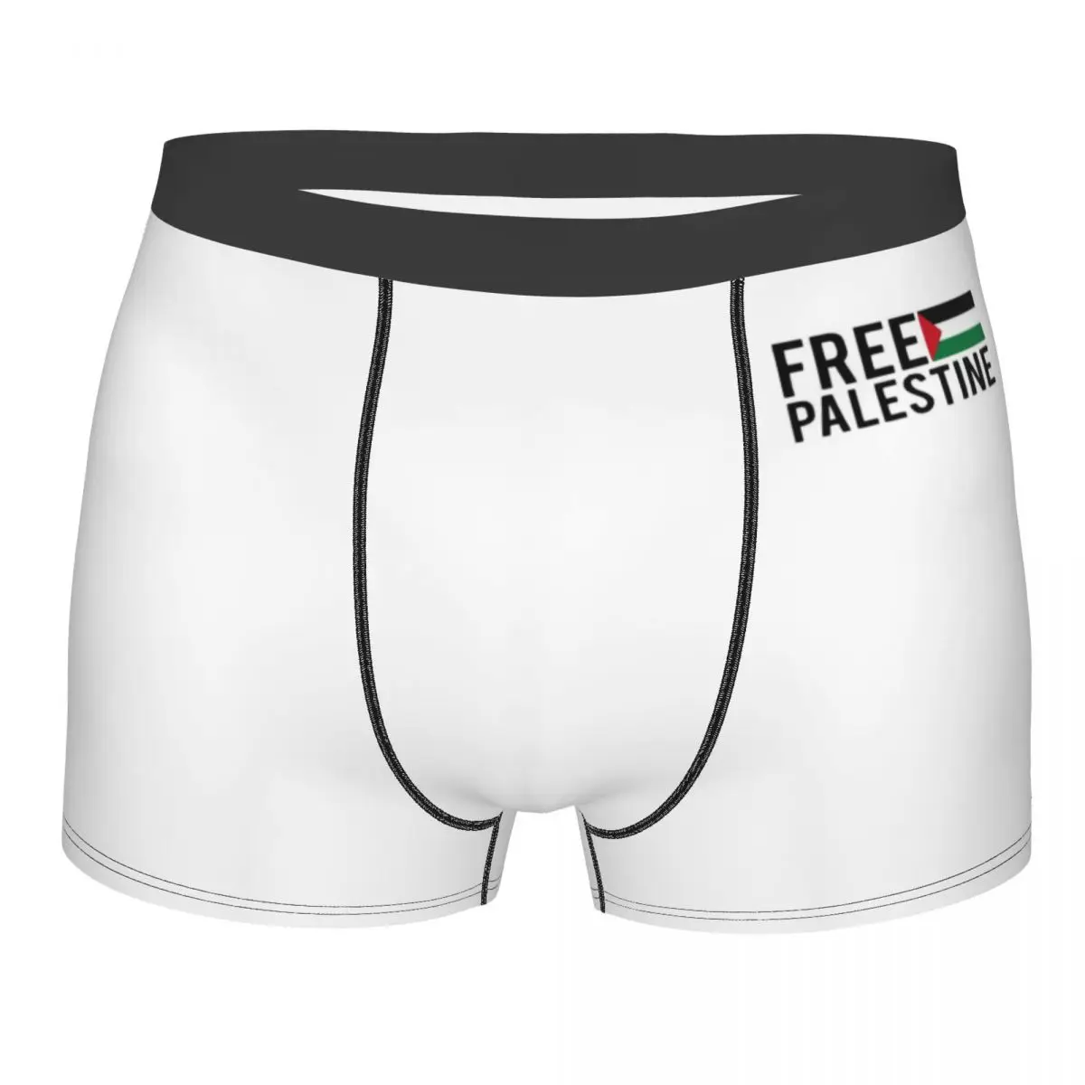 

Free Palestine Men Underwear Palestinian Flag Gaza Arabic Boxer Briefs Shorts Panties Hot Soft Underpants for Homme