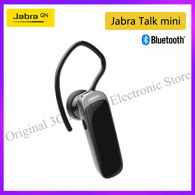 

Оригинальная моногарнитура Jabra Talk mini Bluetooth, беспроводные наушники, спортивные Игровые наушники, Hi-Fi наушники с микрофоном в автомобиле, гарнитура
