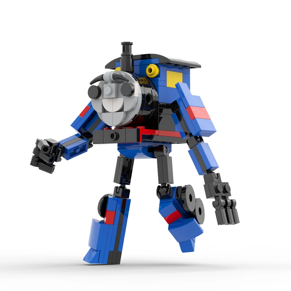 

MOC Mecha Transformerss Train-Thomased Choo-Choo Charles Building Blocks Horror Game Spider Train Animal Figures Bricks Toy Gift