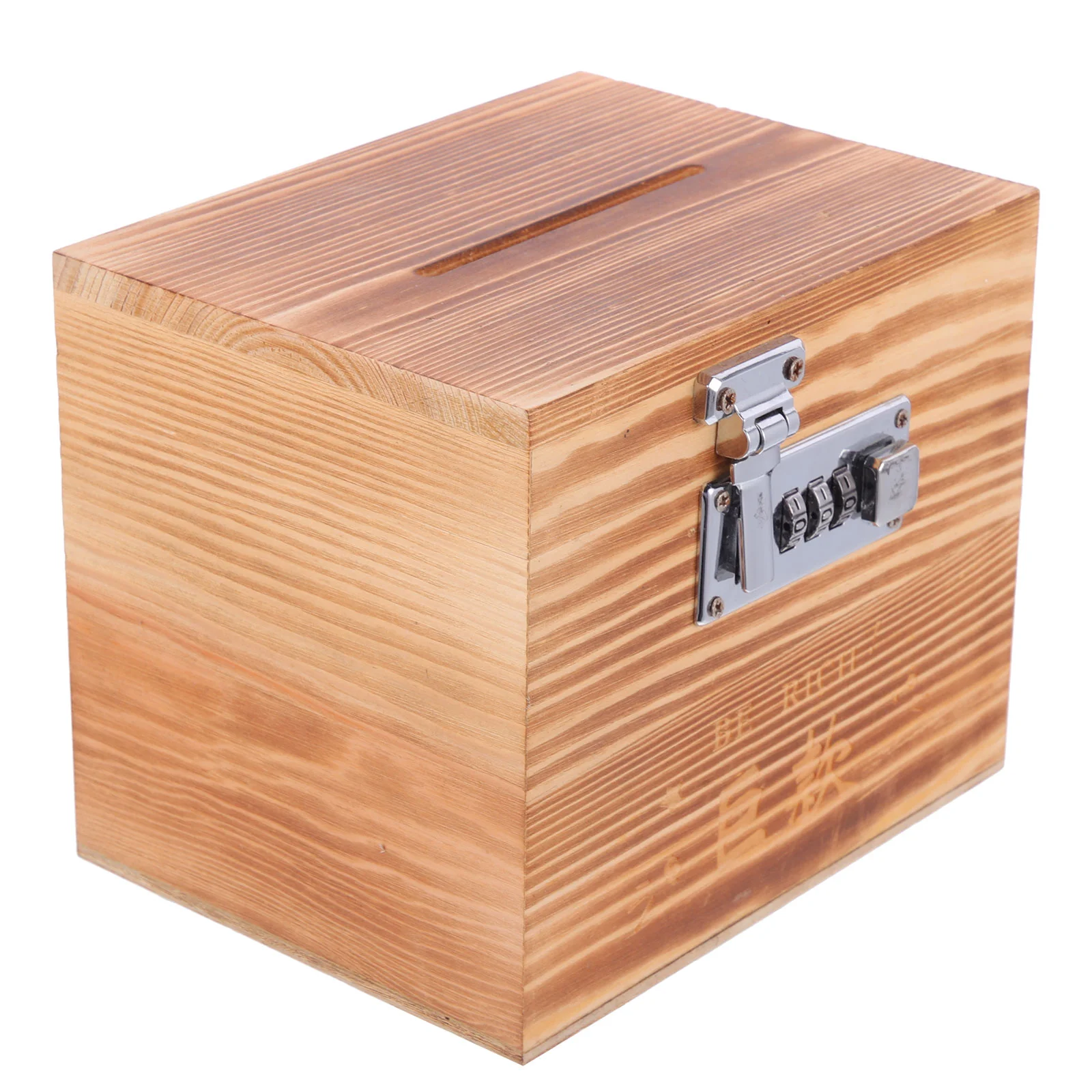 

Password Lock Cash Box Retro Gifts Piggy Bank Toy Vintage Money Gift Holder Kids Banks Wood Money Saving Box Child