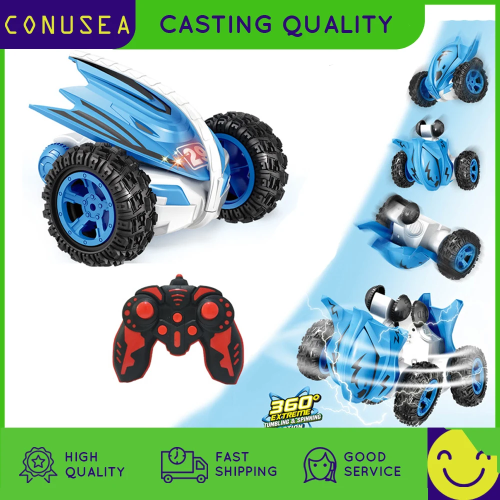 

Rc Car Remote Control 2.4Ghz Devil Fish Stunt Radio Controlled Car 360 Rotating Swing Spinning Vehicle for Children Gift Toys