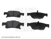

Rear brake pad for ADA104272 for GRAND CHEROKEE IV (WK. WK2) 4 × 4 11