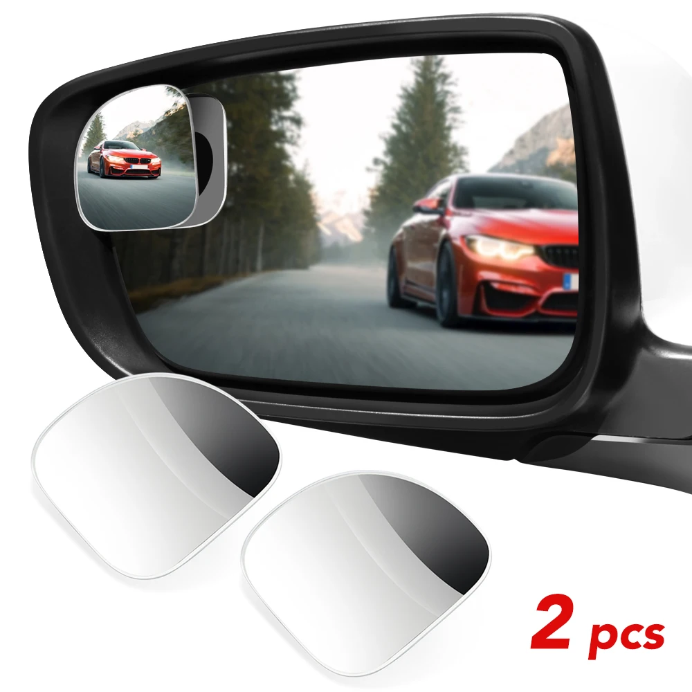 2pcs Car Blind Spot Mirror Adjustable Small Mirrors For Toyota Hilux Vios Avanza Corolla 4Runner Camry RAV4 Prius Tacoma