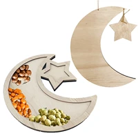 islamic decor wood star moon home items maison accessories adornos para casa moderno table aesthetic bedroom chambre encanto art