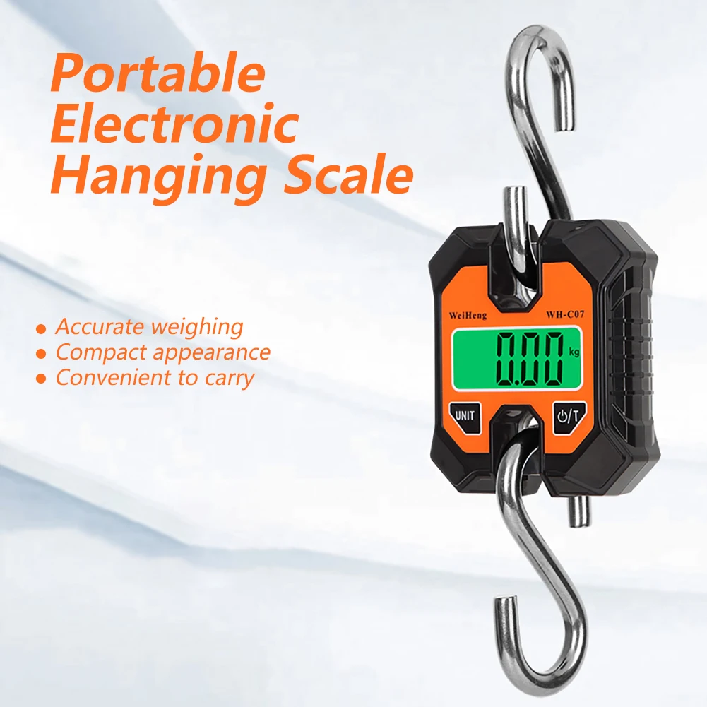 

100KG 50g Digital Fishing Scale with Ruler Portable Travel Luggage Weighing Scale Digital Fishing Scale Kitchen Food Scale