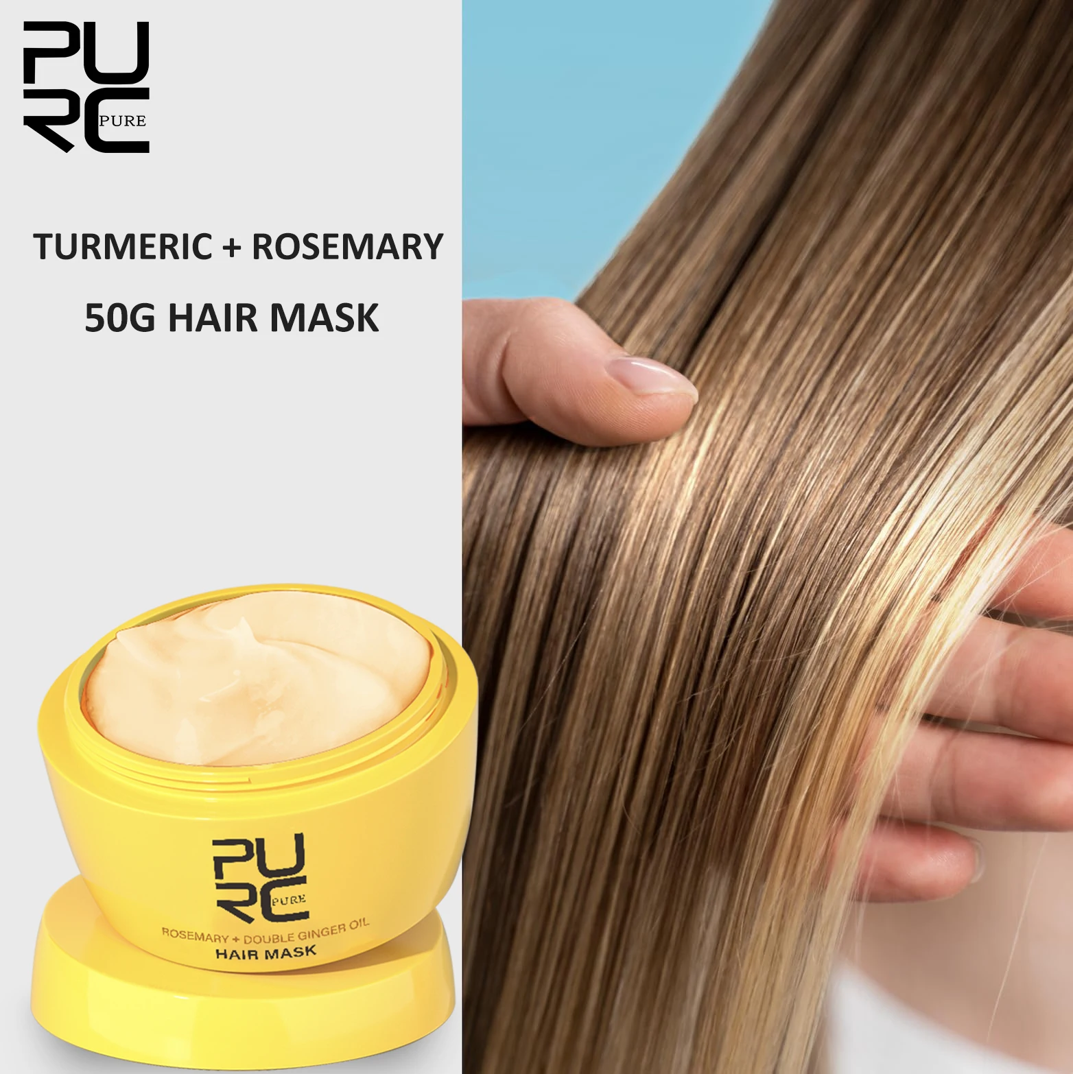 Маска для волос с розмарином против выпадения перхоти имбиря укрепляющая корни