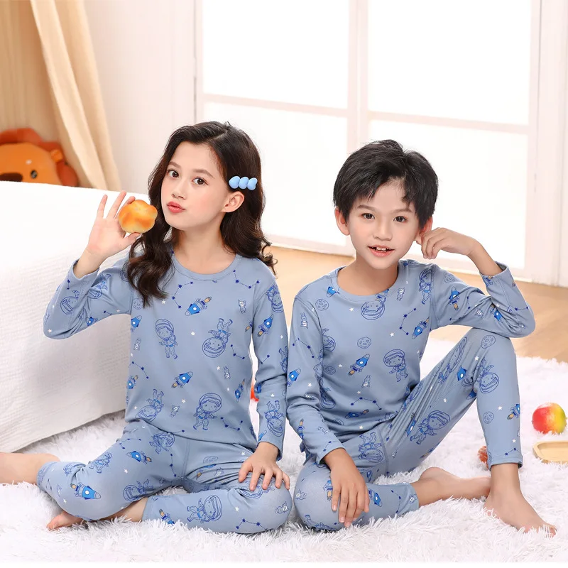

Autumn Winter Kids Pajamas Sets Baby Girl Clothes Boys Pyjamas Girls Pijamas Baby Sleepwear Children's Long Sleeve T-shirt+Pants